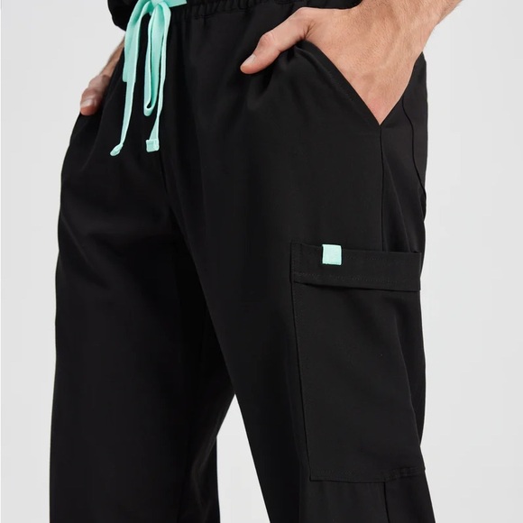 WILLIAM RE-GARDE™ - NOIR - Men's Jogger Pants - Picture 2 of 7